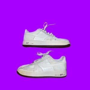 Vintage‎ Nike Air Force 1 Burgundy Red/White Sneakers